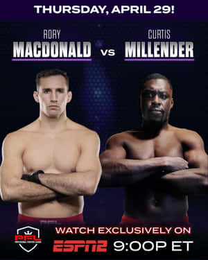 Rory Macdonald Poster With Curtis Millender Wallpaper