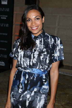 Rosario Dawson Harper's Bazaar Icons Wallpaper