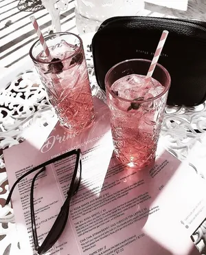 Rose Gold And Black: A Stylish Combination Wallpaper