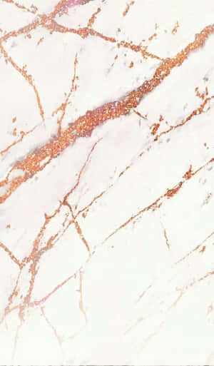 Rose Gold Black Marble Cracks Wallpaper