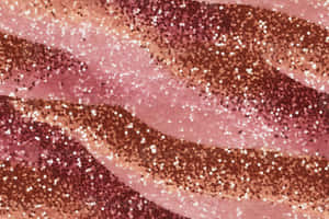 Rose Gold Glitter Waves Background Wallpaper