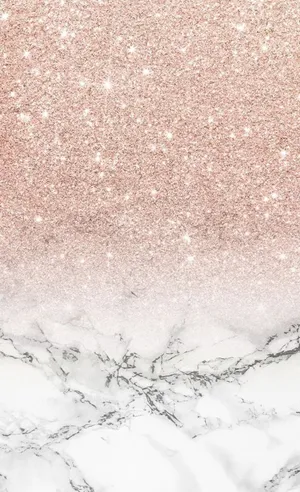 Rose Gold Ipad Glitters And Marble Wallpaper
