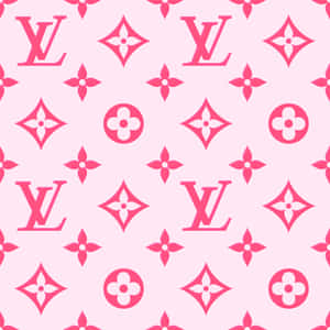 Rose Gold Louis Vuitton Pink Wallpaper