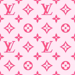 Rose Gold Louis Vuitton Pink Wallpaper