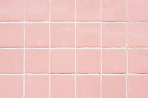 Rose Gold Tumblr Pink Tiles Wallpaper