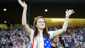 Rose Lavelle Celebrating Victory Wallpaper