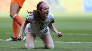 Rose Lavelle Celebration Soccer Match Wallpaper