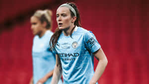 Rose Lavelle Focused Soccer Player Wallpaper