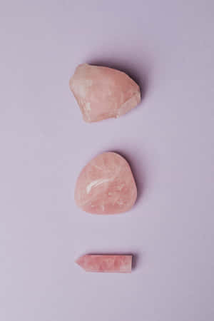 Rose Quartz Crystal Variety Wallpaper