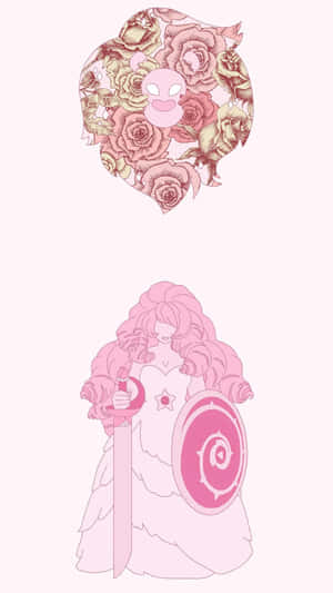 Rose Quartz Steven Universe Artwork Wallpaper