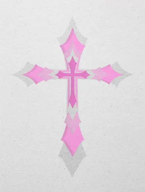 Roses Create A Beautiful Cross Wallpaper