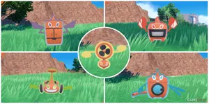 Rotom On Grass Wallpaper