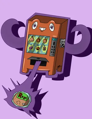 Rotom Vending Machine Wallpaper