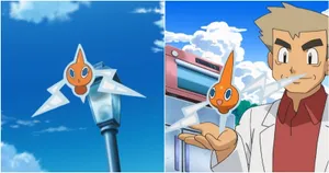 Rotom With Oak Wallpaper