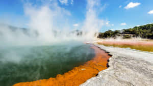 Rotorua Geothermal Wonderland Wallpaper