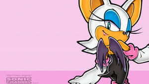 Rouge The Bat In Action Wallpaper