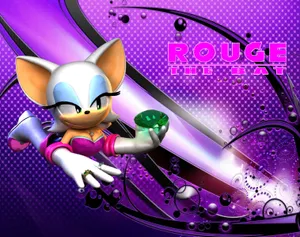 Rouge The Bat Standing Tall Wallpaper