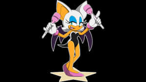 Rougethe Bat Character Pose Wallpaper