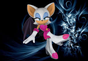 Rougethe Bat Elegant Pose Wallpaper