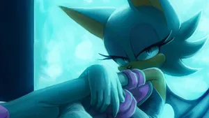 Rougethe Bat Intense Stare Wallpaper