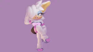 Rougethe Bat Pose Wallpaper