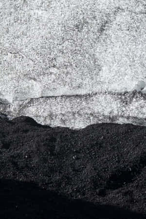 Rough Texture Black And White Wallpaper
