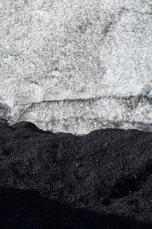 Rough Texture Black And White Wallpaper