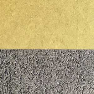 Rough Texture Yellow And Gray Split Wallpaper