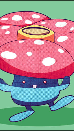 Rough-textured Photo Of Vileplume Wallpaper