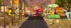 Route 66 Radiator Springs Disney Movie Cars Still Shot Wallpaper