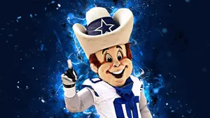 Rowdy, Mascot Of The Awesome Dallas Cowboys Wallpaper