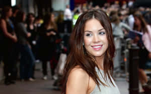 Roxanne Mckee Smilingat Event Wallpaper