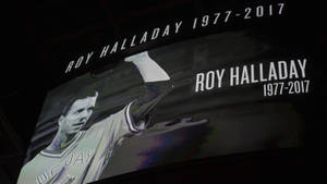 Roy Halladay Memorial Billboard Wallpaper
