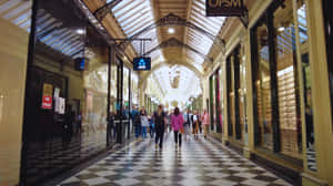 Royal Arcade Melbourne Interior Wallpaper