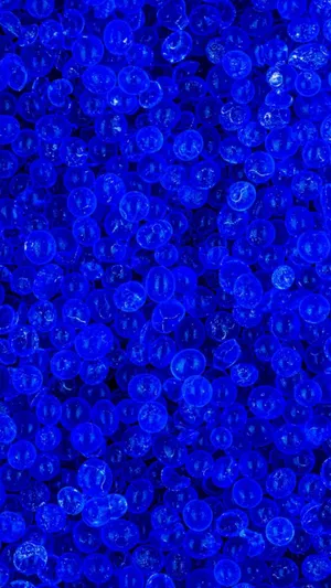 Royal Blue Beads Texture Wallpaper