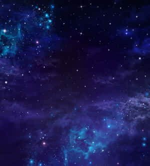 Royal Blue Cosmic Sky Wallpaper