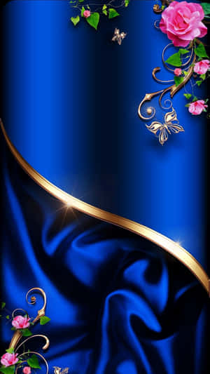 Royal Blue Elegance Wallpaper