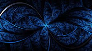 Royal Blue Fractal Artwork Wallpaper