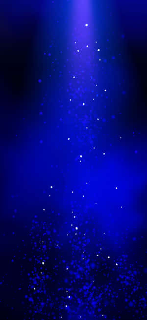 Royal Blue Glitter Fall Wallpaper