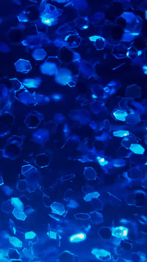 Royal Blue Glitter Texture Wallpaper
