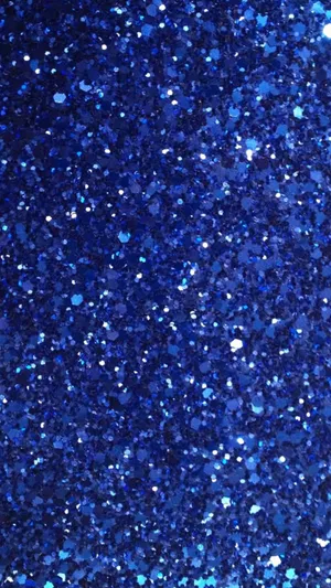 Royal Blue Glitter Texture Wallpaper