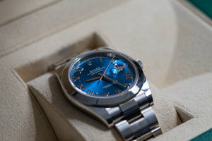 Royal Blue Interior Rolex Wallpaper