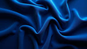 Royal Blue Silk Fabric Wallpaper