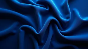 Royal Blue Silk Fabric Wallpaper