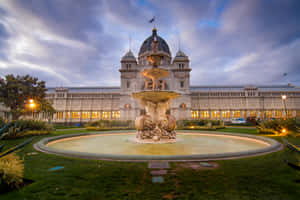 Royal Exhibition Building Dusk View Wallpaper