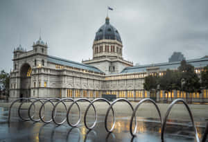 Royal Exhibition Building Dusk View Wallpaper