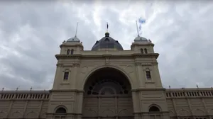 Royal Exhibition Building Facade Wallpaper