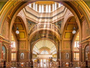 Royal Exhibition Building Interior Architecture Wallpaper