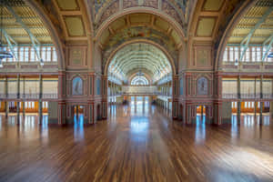 Royal Exhibition Building Interior View Wallpaper