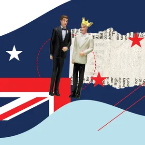 Royal Meets Presidential Figurines Wallpaper